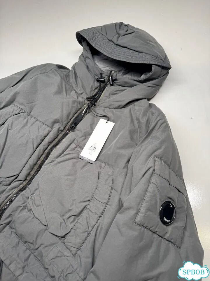 Парка C.P. Company Flatt Nylon Long Down Hooded фото 4