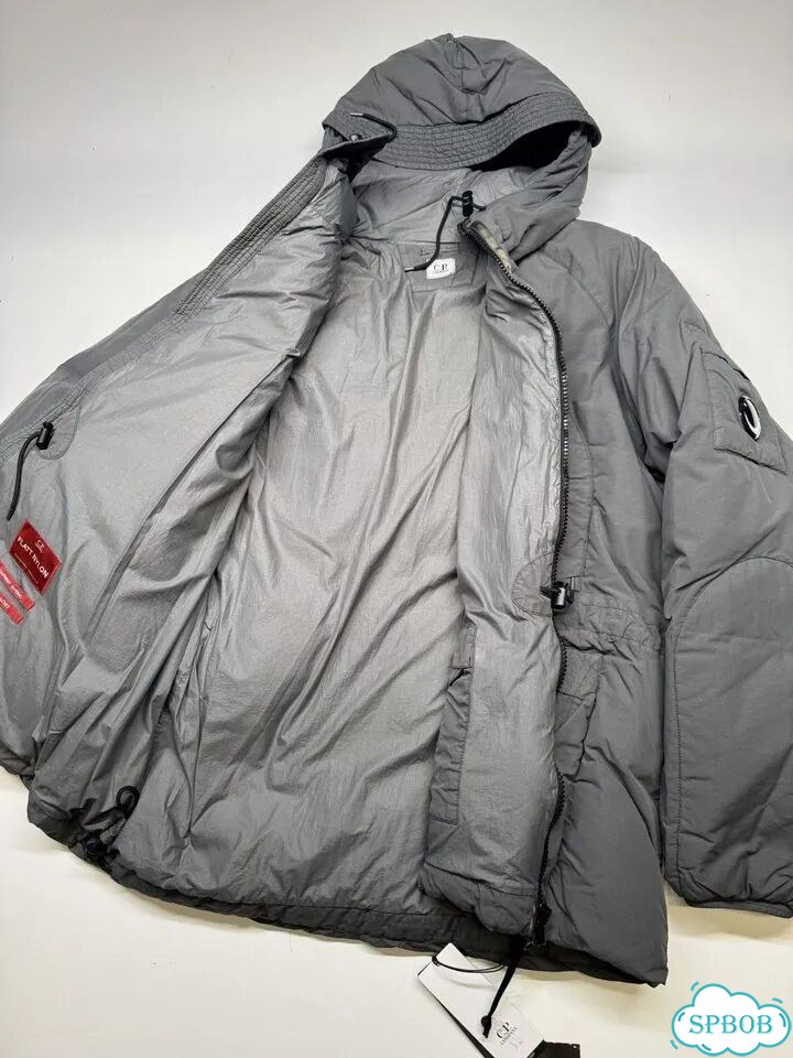 Парка C.P. Company Flatt Nylon Long Down Hooded фото 5