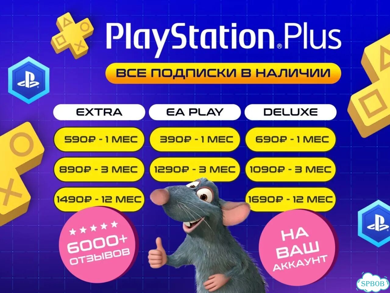 Подписка PS Plus Турция/Украина + EA Play фото 1