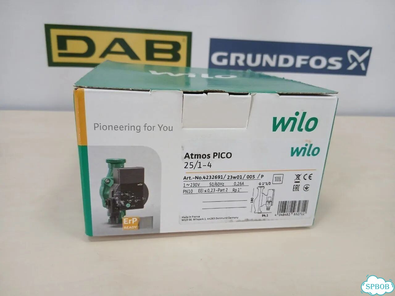 Циркуляционный насос Wilo Atmos pico 25/1-4 180 фото 1