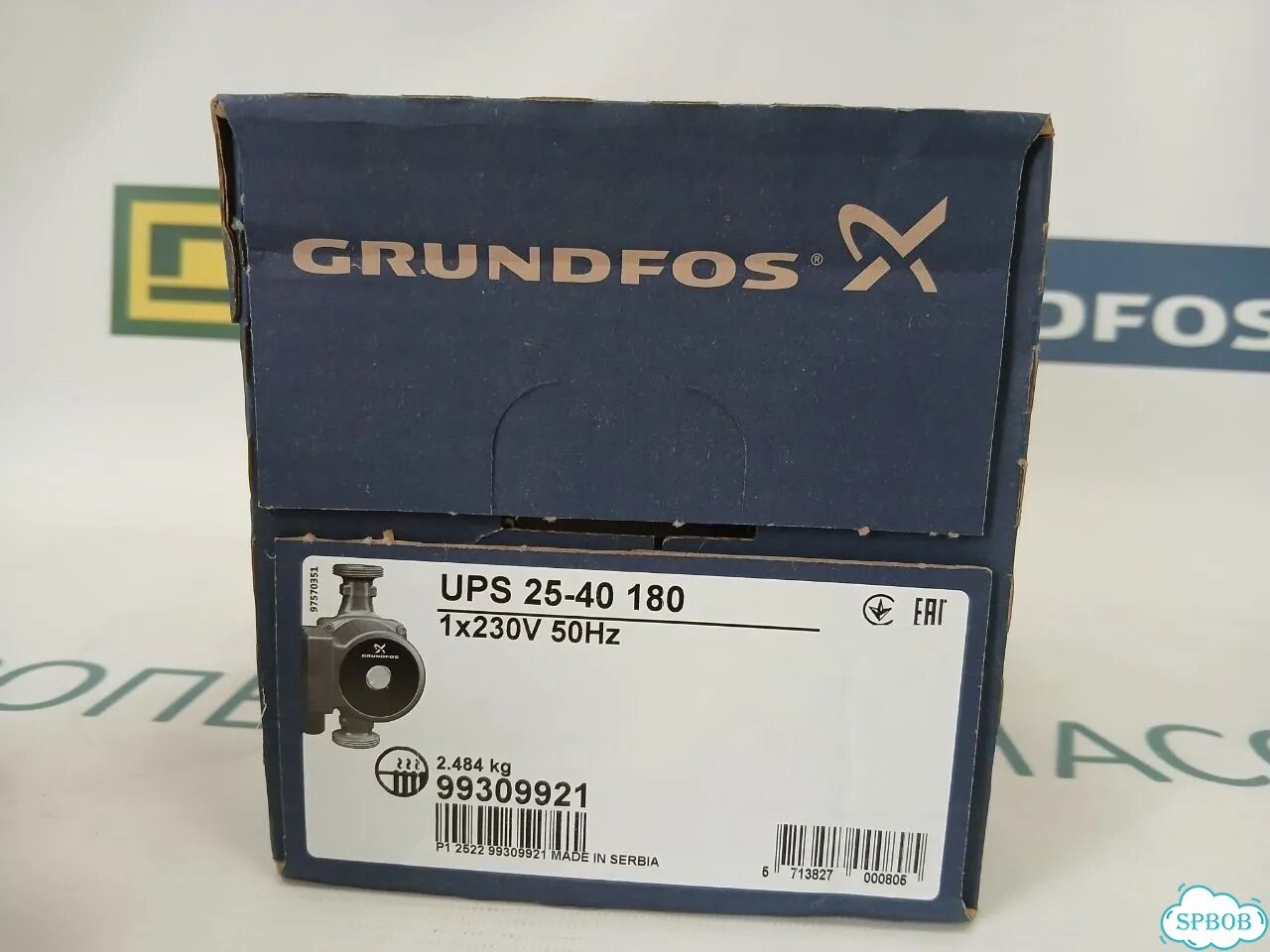 Циркуляционный насос Grundfos UPS 25-40 180 фото 2