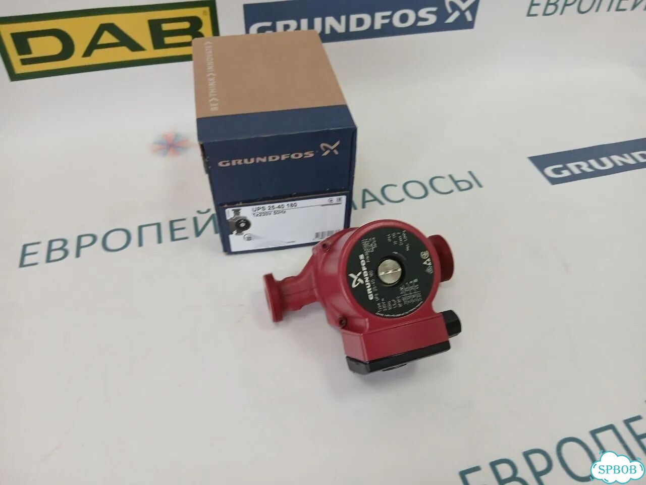 Циркуляционный насос Grundfos UPS 25-40 180 фото 4