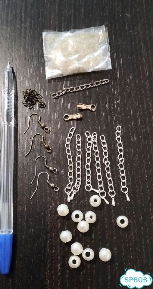 Набор бижутерии и фурнитура для рукоделия фото 7