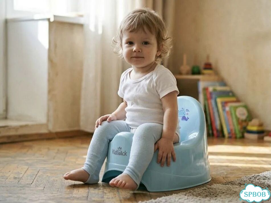Детский горшок KidWick Наутилус синий фото 2