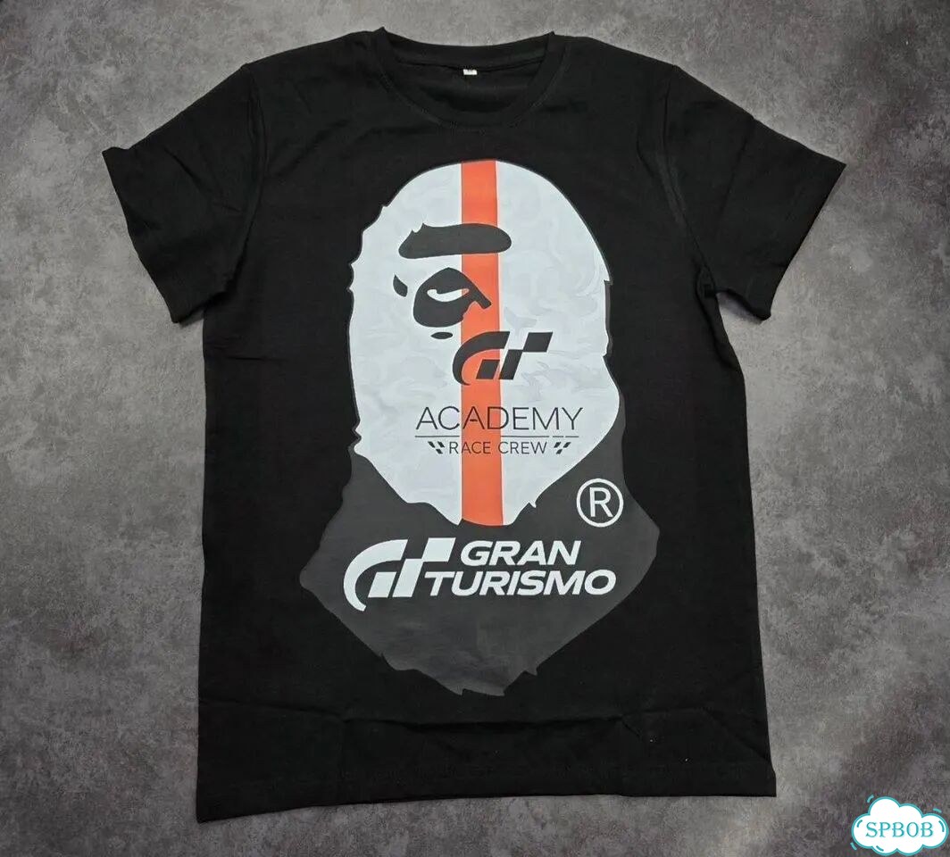 Футболка Bape x Gran turismo ape Head фото 1