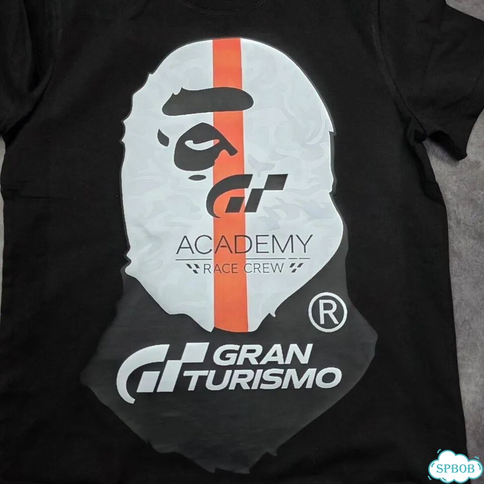 Футболка Bape x Gran turismo ape Head фото 2