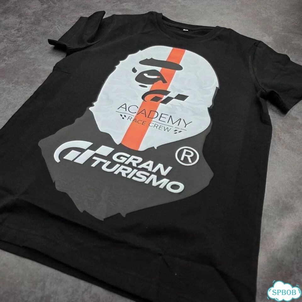 Футболка Bape x Gran turismo ape Head фото 3