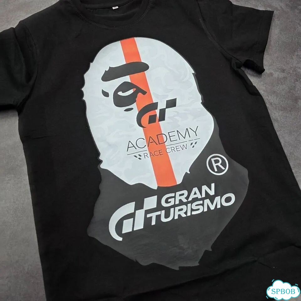 Футболка Bape x Gran turismo ape Head фото 4