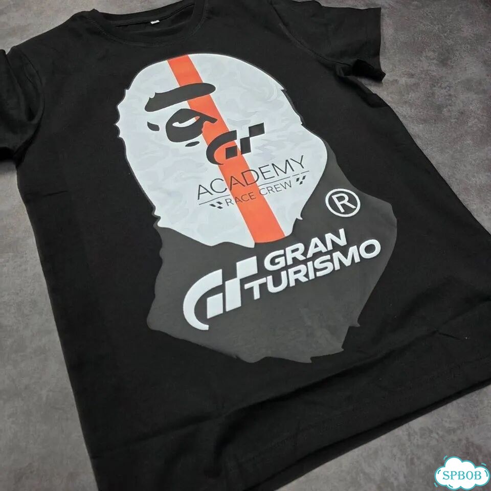 Футболка Bape x Gran turismo ape Head фото 6