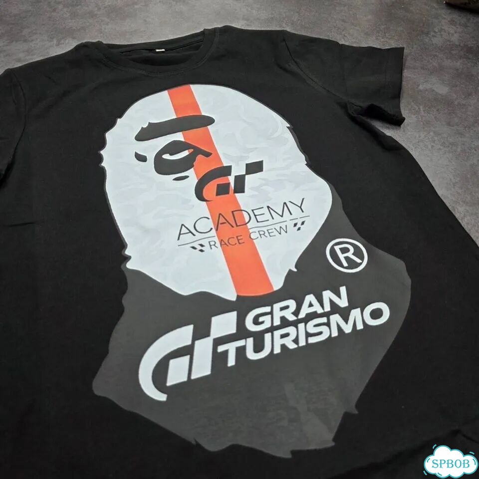 Футболка Bape x Gran turismo ape Head фото 7