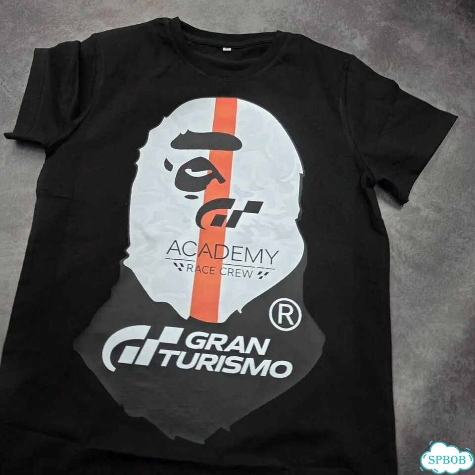 Футболка Bape x Gran turismo ape Head фото 8