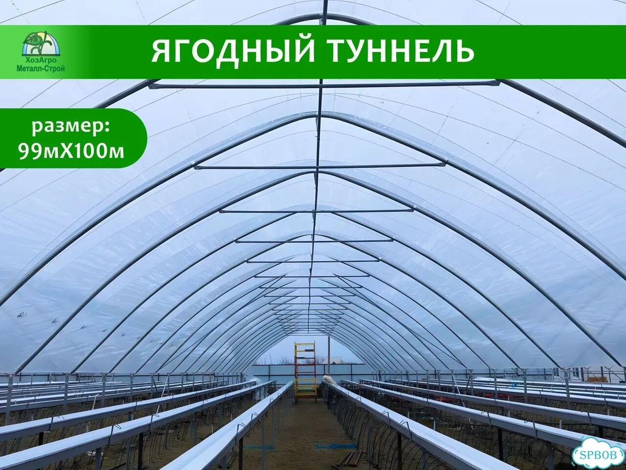 Промышленные теплицы / Ягодные туннели фото 10