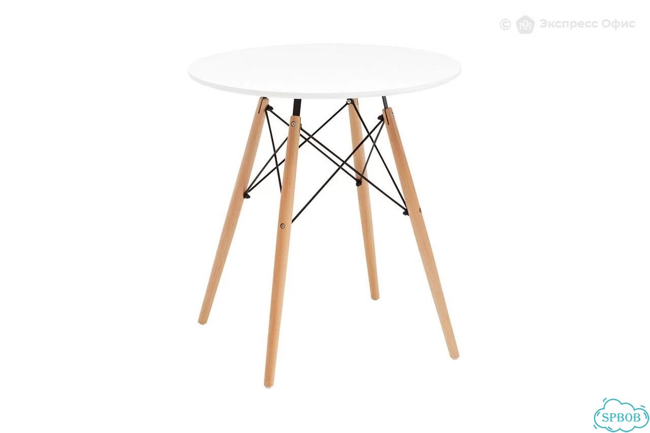 Стол обеденный круглый Eames DSW New фото 1