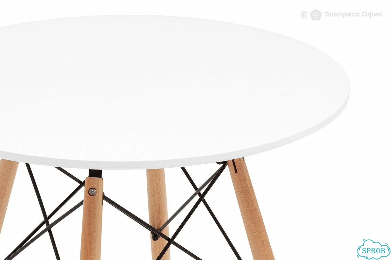 Стол обеденный круглый Eames DSW New фото 3