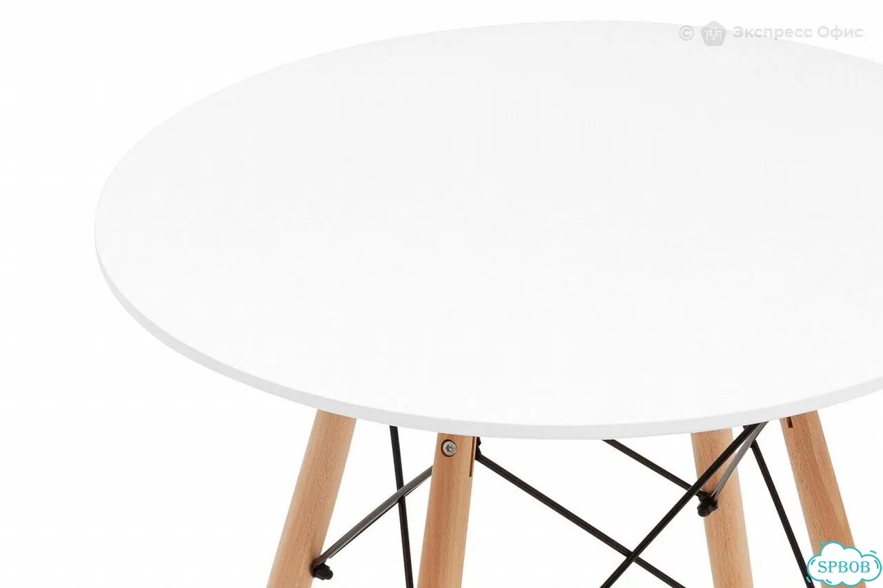 Стол обеденный круглый Eames DSW New фото 4
