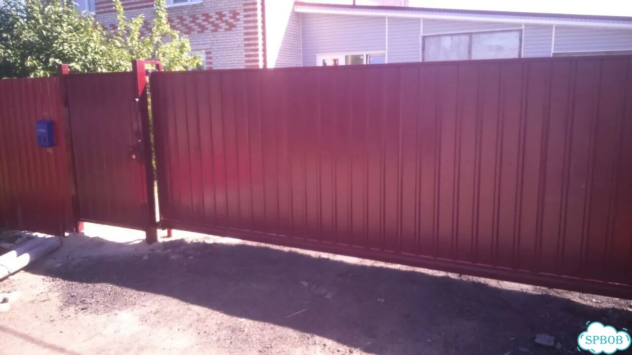 Ворота откатные кдв серии Эко (до 400кг) 4,5*2 фото 2