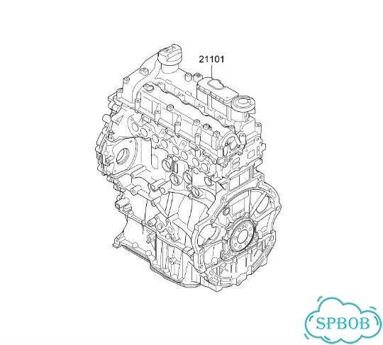 Двигатель Kia Carnival YP D4HB 2018 фото 3
