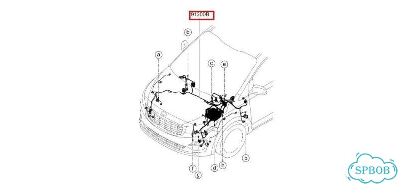 Проводка (коса) Kia Carnival YP D4HB 2018 фото 3