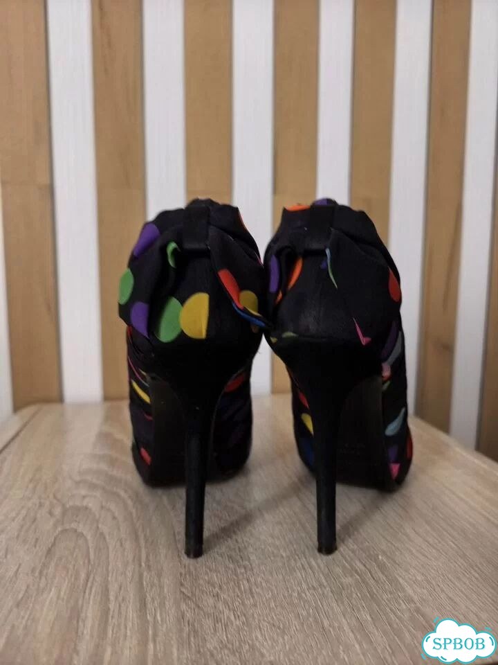 Dolce&Gabbana туфли полька дот, 38 размер фото 4
