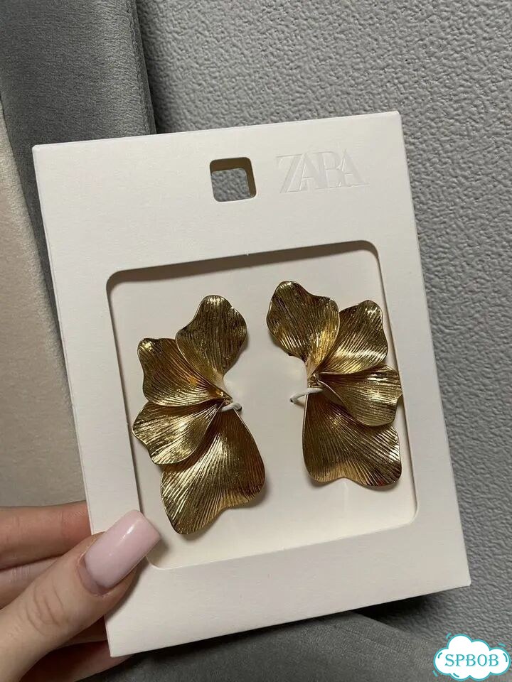 Новые серьги zara оригинал фото 5