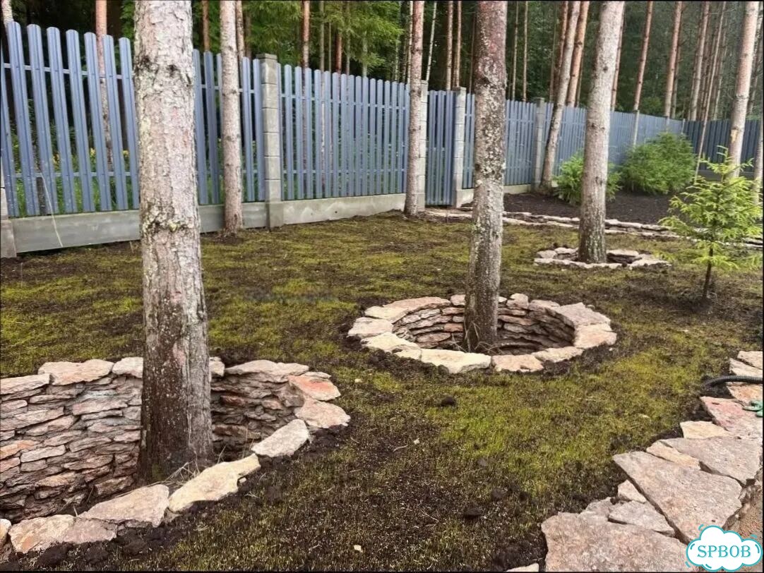 Укладка тротуарной плитки, брусчатки бордюров фото 6