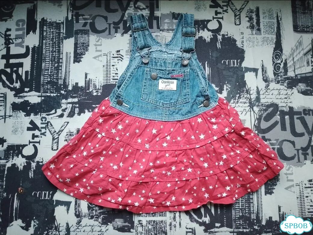 Платье комбинезон osh-kosh 2 года фото 2