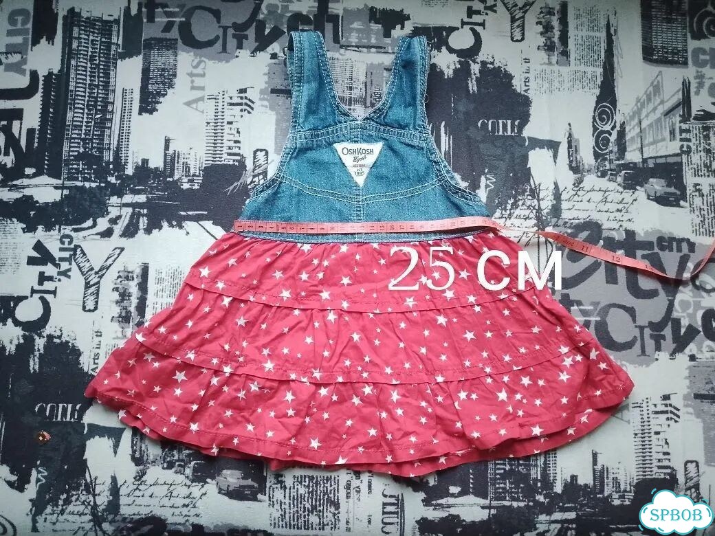 Платье комбинезон osh-kosh 2 года фото 4