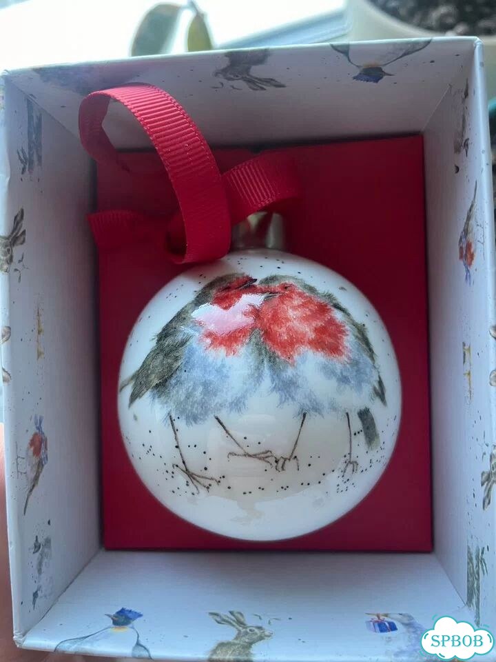 Елочная игрушка шар Royal Worcester фото 1