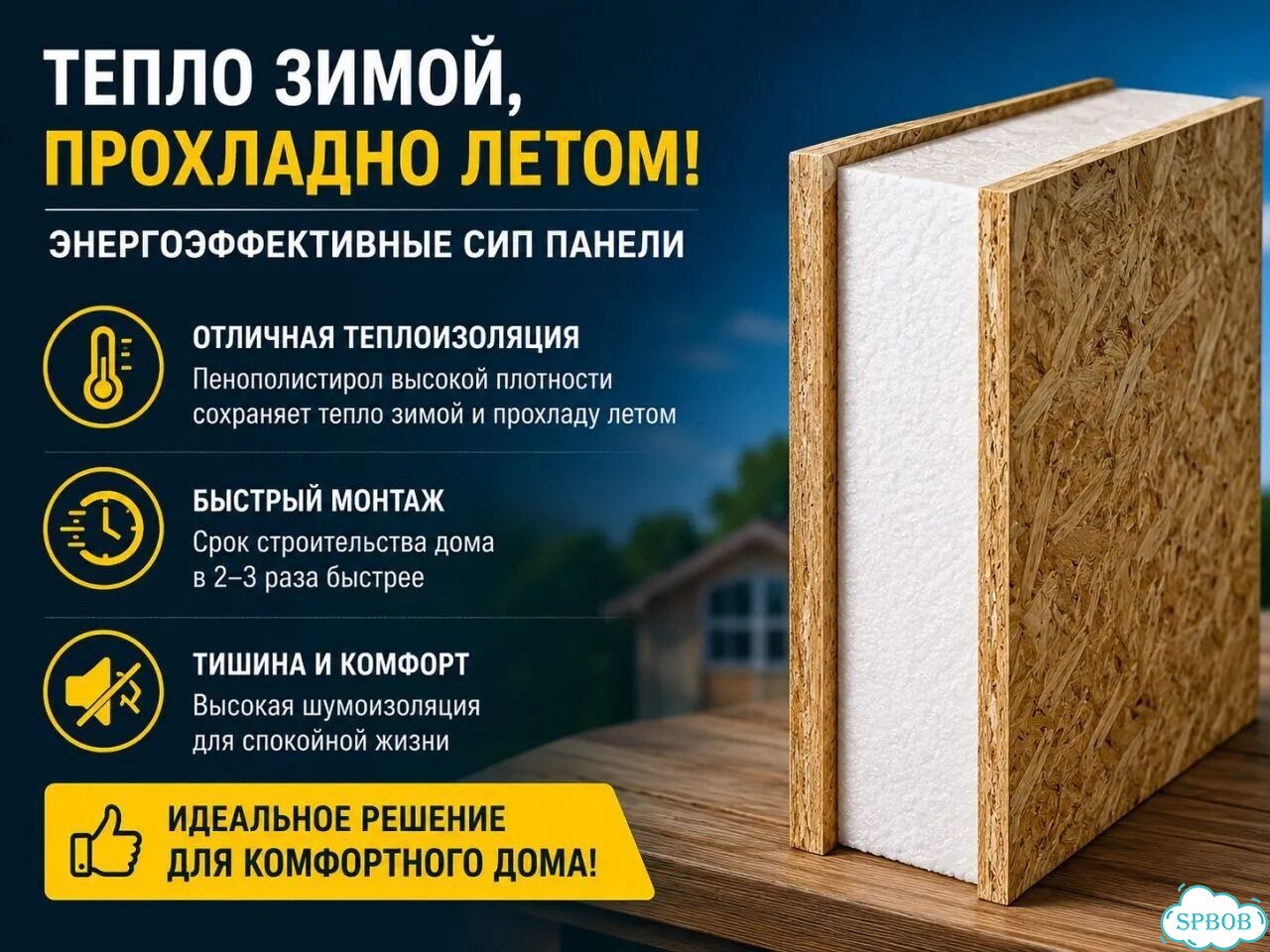 Сип панели для сборки дома в Бокситогорске под проект частного дома фото 3