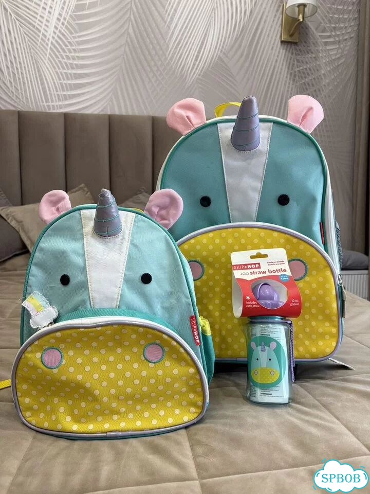 Детский чемодан и рюкзак skip hop фото 1