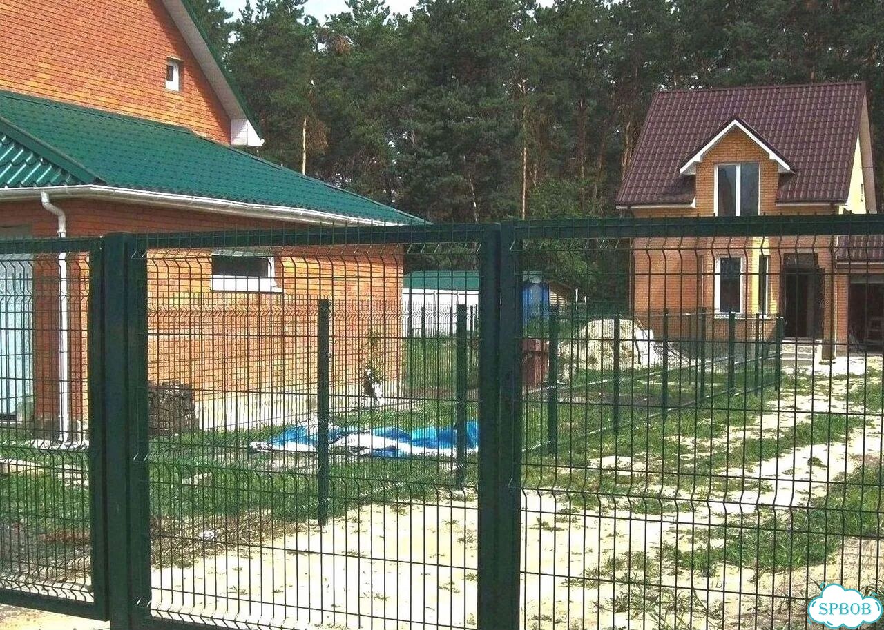 Забор из сетки 3Д гиттер любого цвета и размера фото 4