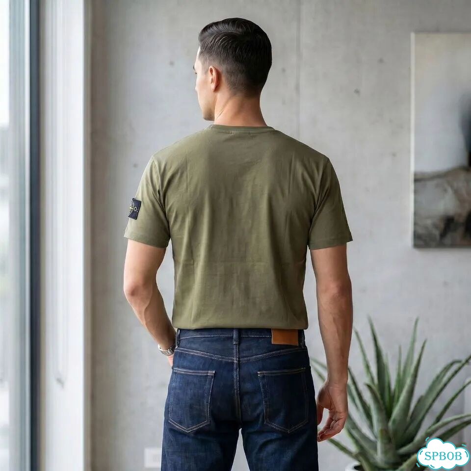 Футболка Stone Island Lux Турция Хаки фото 3