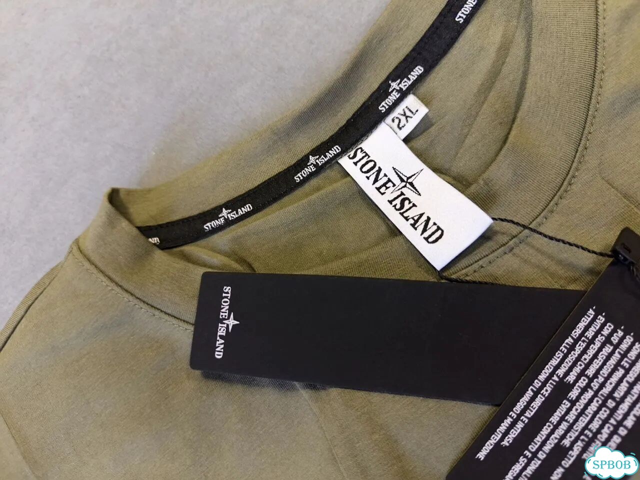 Футболка Stone Island Lux Турция Хаки фото 4