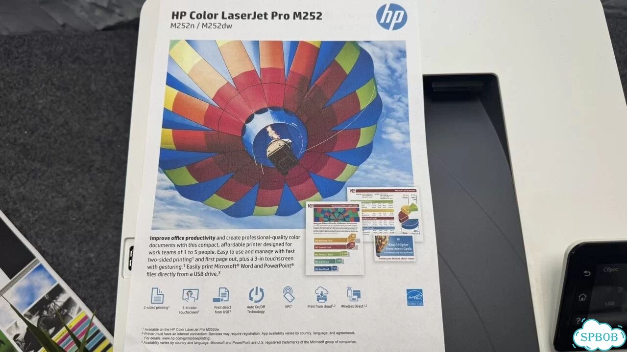 Принтер лазерный HP Color LaserJet Pro M252dw фото 6