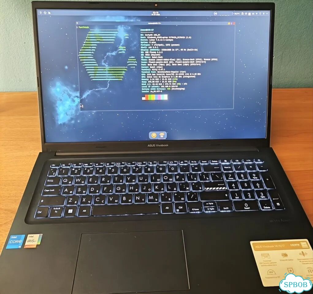 Asus vivobook 17 x1704z 512/16 Gb i5-1235u фото 1