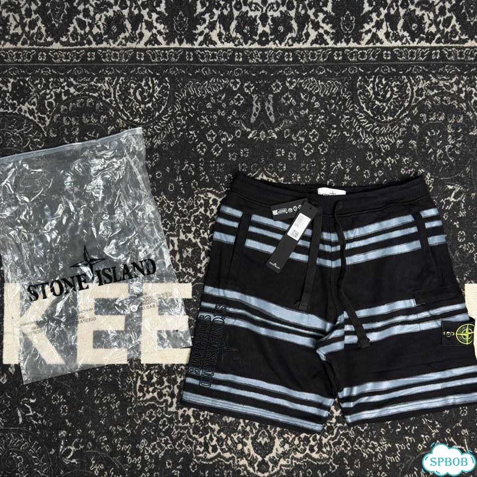 Шорты Stone Island x Supreme black фото 1