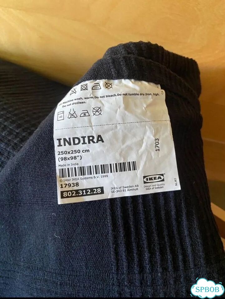 Покрывало IKEA indira новое 2,5*2,5 фото 2