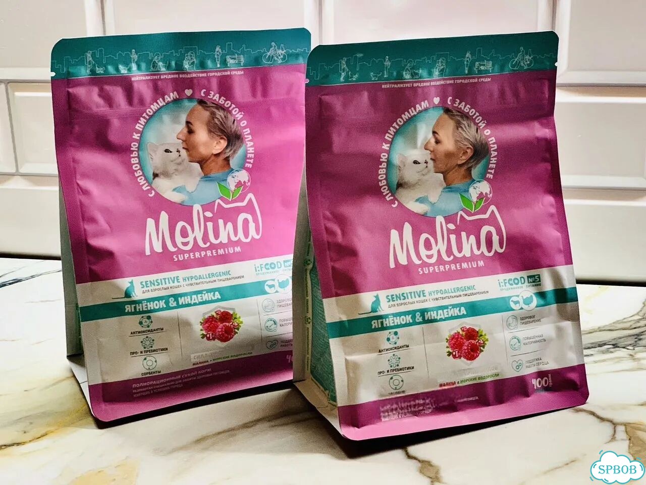 Сухой корм для кошек Molina Superpremium 400 г фото 4