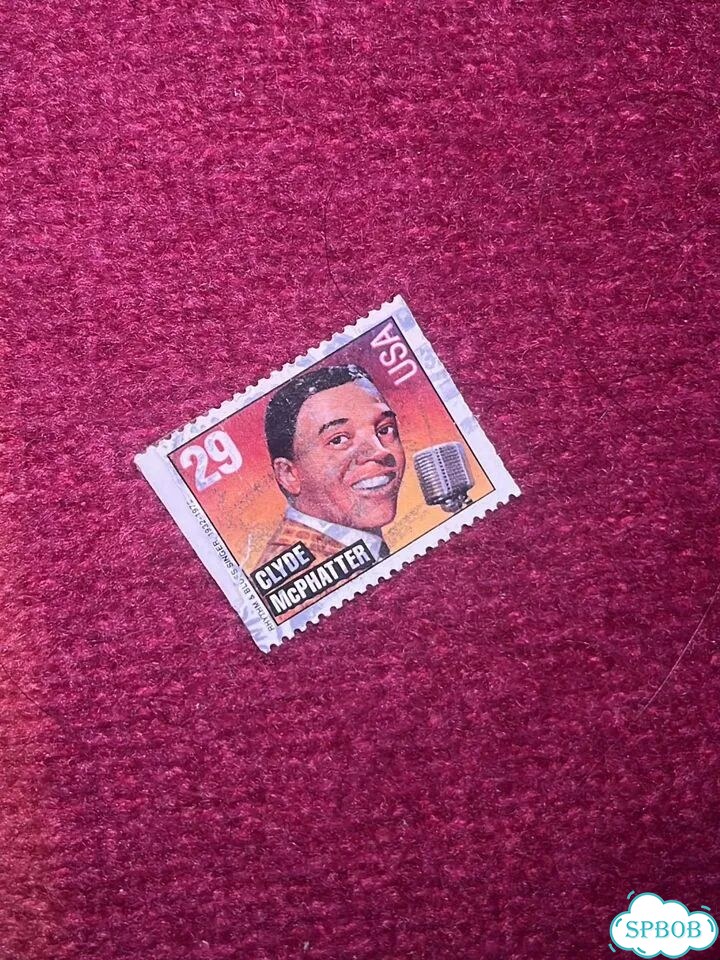 Коллекционная марка clyde mcphatter фото 1