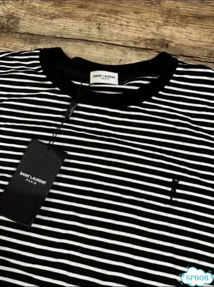 Футболка Saint laurent stripes фото 2