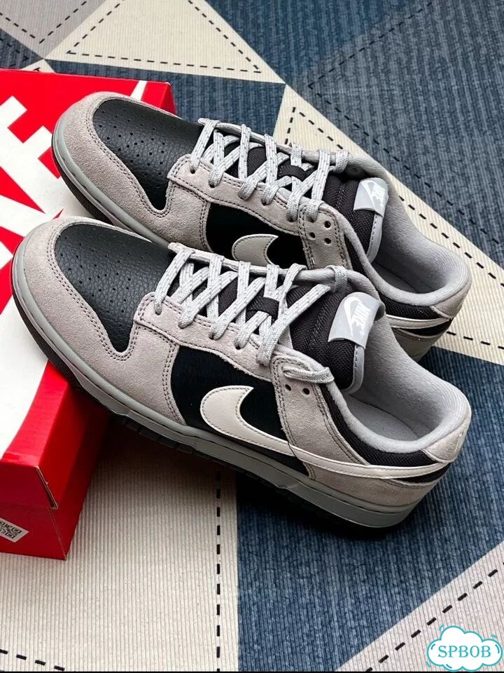 Nike Dunk Low Light Smoke Grey Anthracite Оригинал фото 2