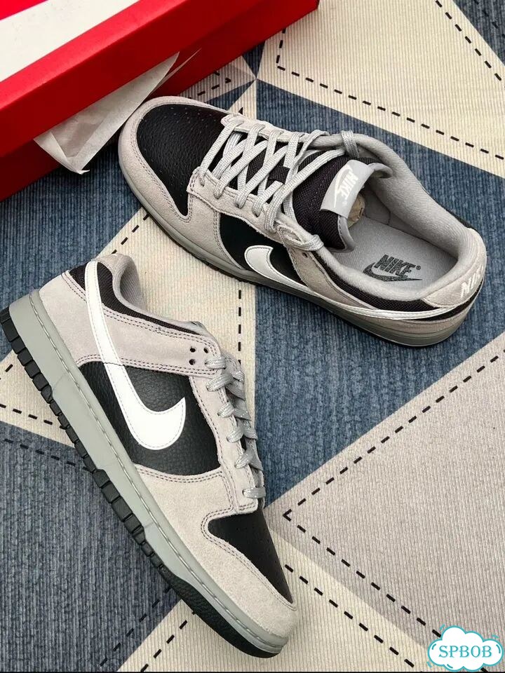 Nike Dunk Low Light Smoke Grey Anthracite Оригинал фото 5