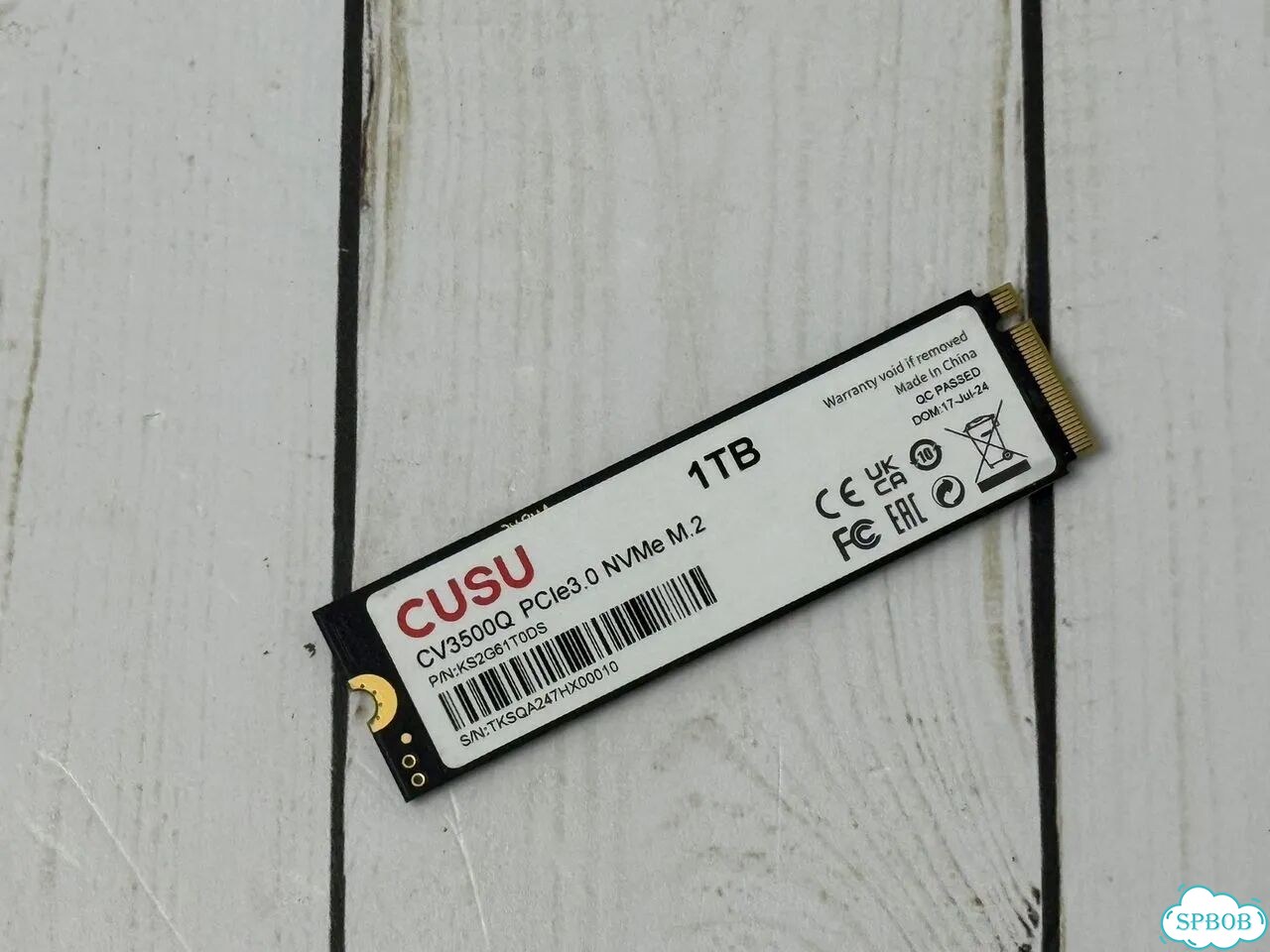 Cusu CV3500Q NVMe m2 ssd 1Tb фото 2