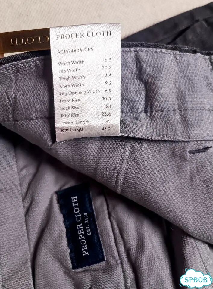 Итальянский Лён/ Proper Cloth/ Выцветший Черный фото 6