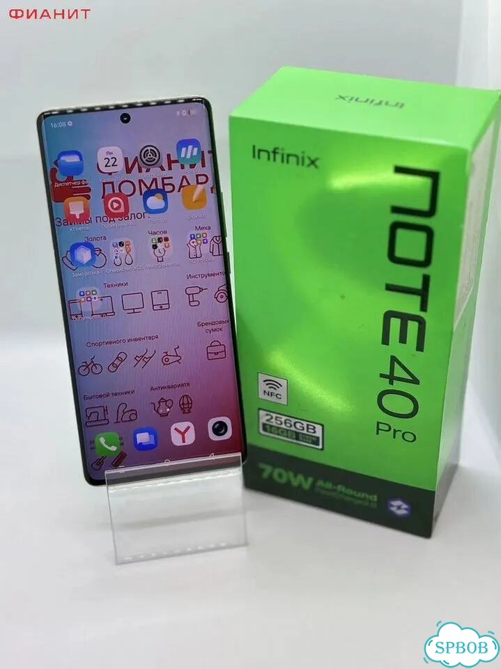 Infinix Note 40 Pro, 8/256 ГБ фото 1