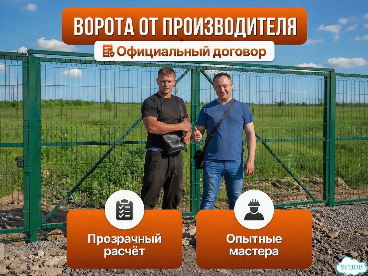 Ворота Заборы Навесы от производителя фото 1