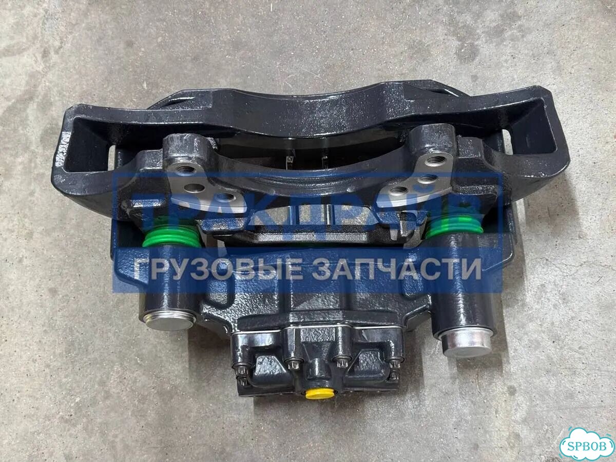 Суппорт в сборе со скобой левый Wabco SAF skrb 9022 фото 6