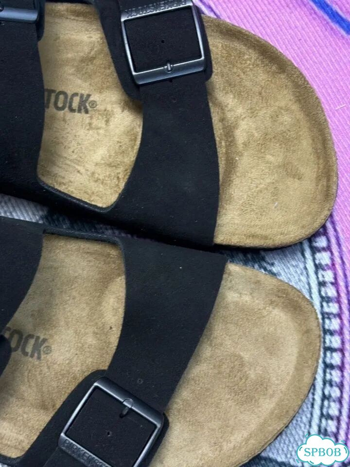 Тапки Birkenstock Arizona Black Оригинал фото 10