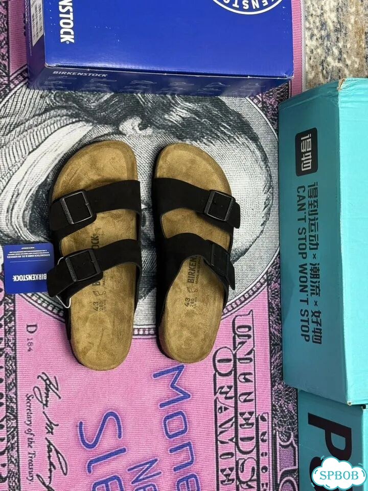 Тапки Birkenstock Arizona Black Оригинал фото 3