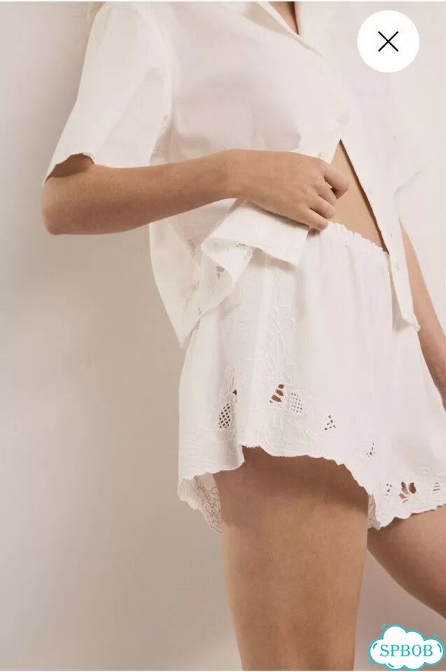 Пижама женская hm с шортами хлопок s m h&m фото 3